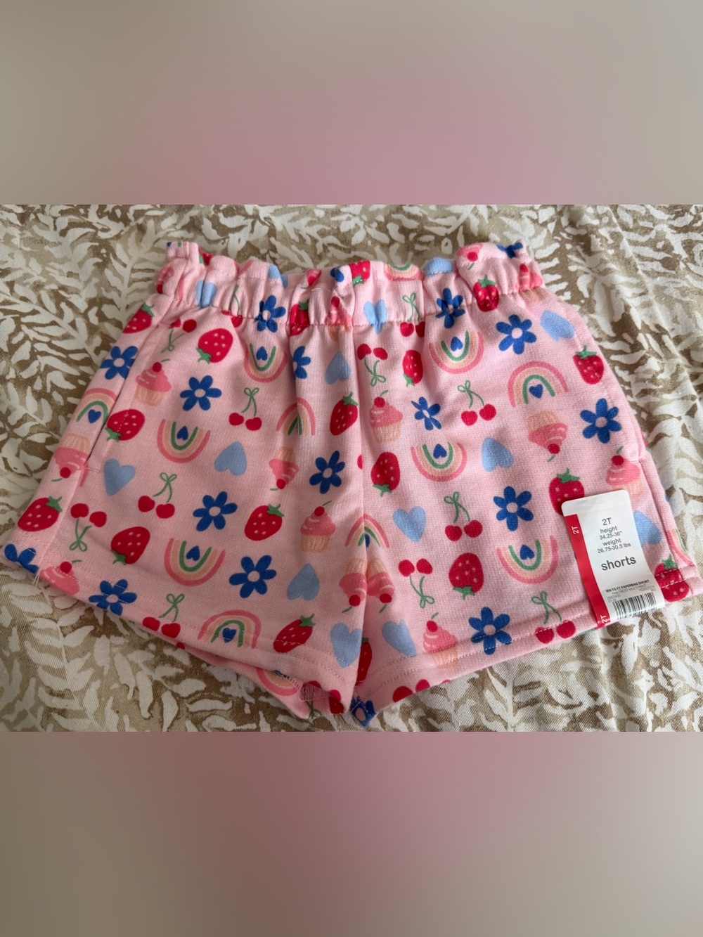 wonder nation toddler girl shorts